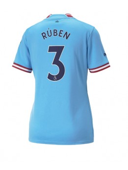 Manchester City Ruben Dias #3 Heimtrikot für Frauen 2022-23 Kurzarm